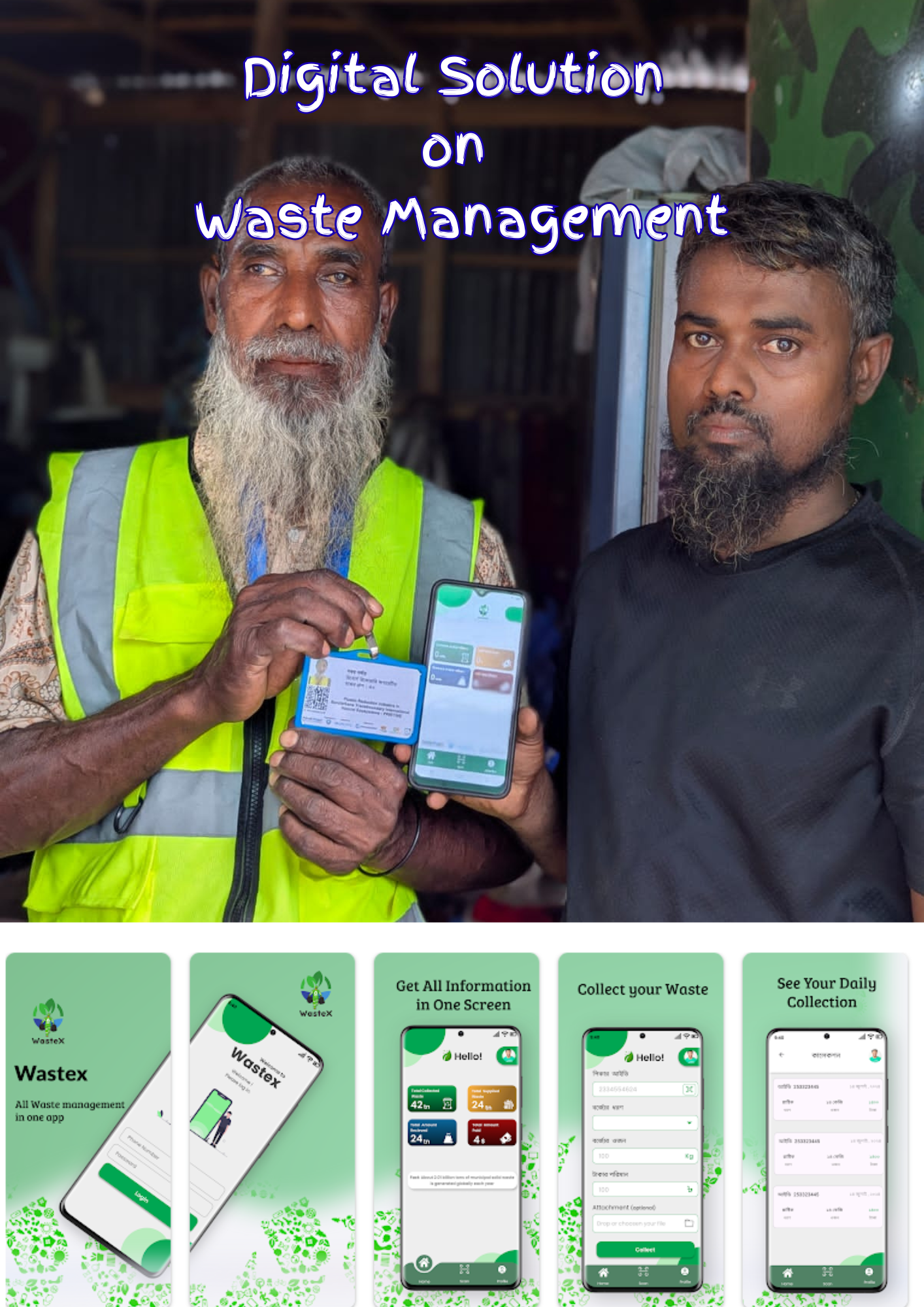 Fostering Livelihood of Waste Pickers by Collecting Plastic Waste through App-based
Technology - A transboundary initiative preserving this unique international natural
ecosystem.